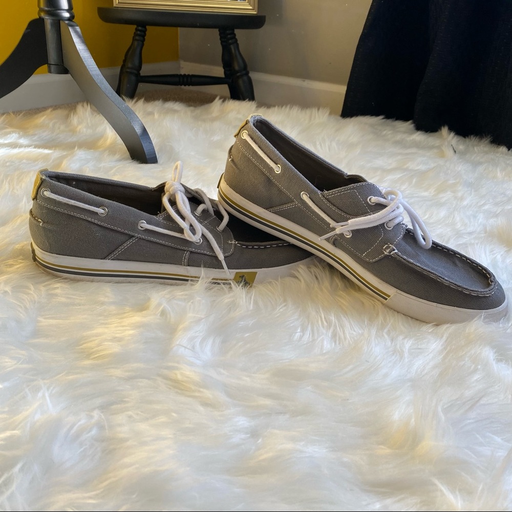 Penguin Mens Canvas Boat Shoes 12